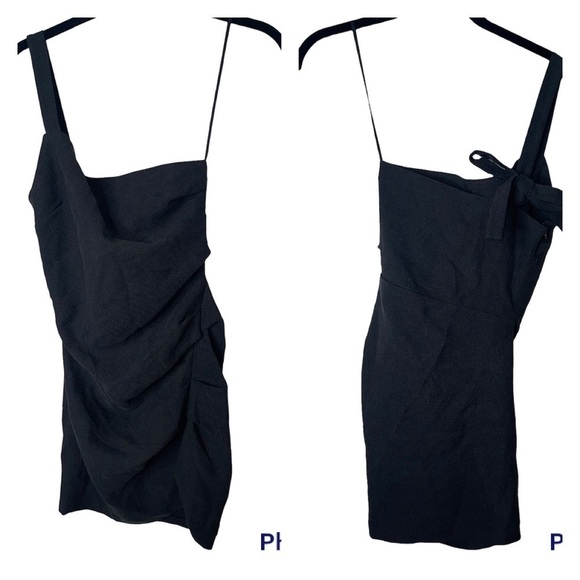 Bec + Bridge Black One Shoulder Bonita Mini Dress NWT Women’s Size 2 - Picture 10 of 13